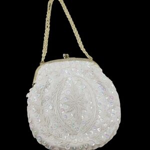 Vintage Sequined and Beaded Bag Wedding